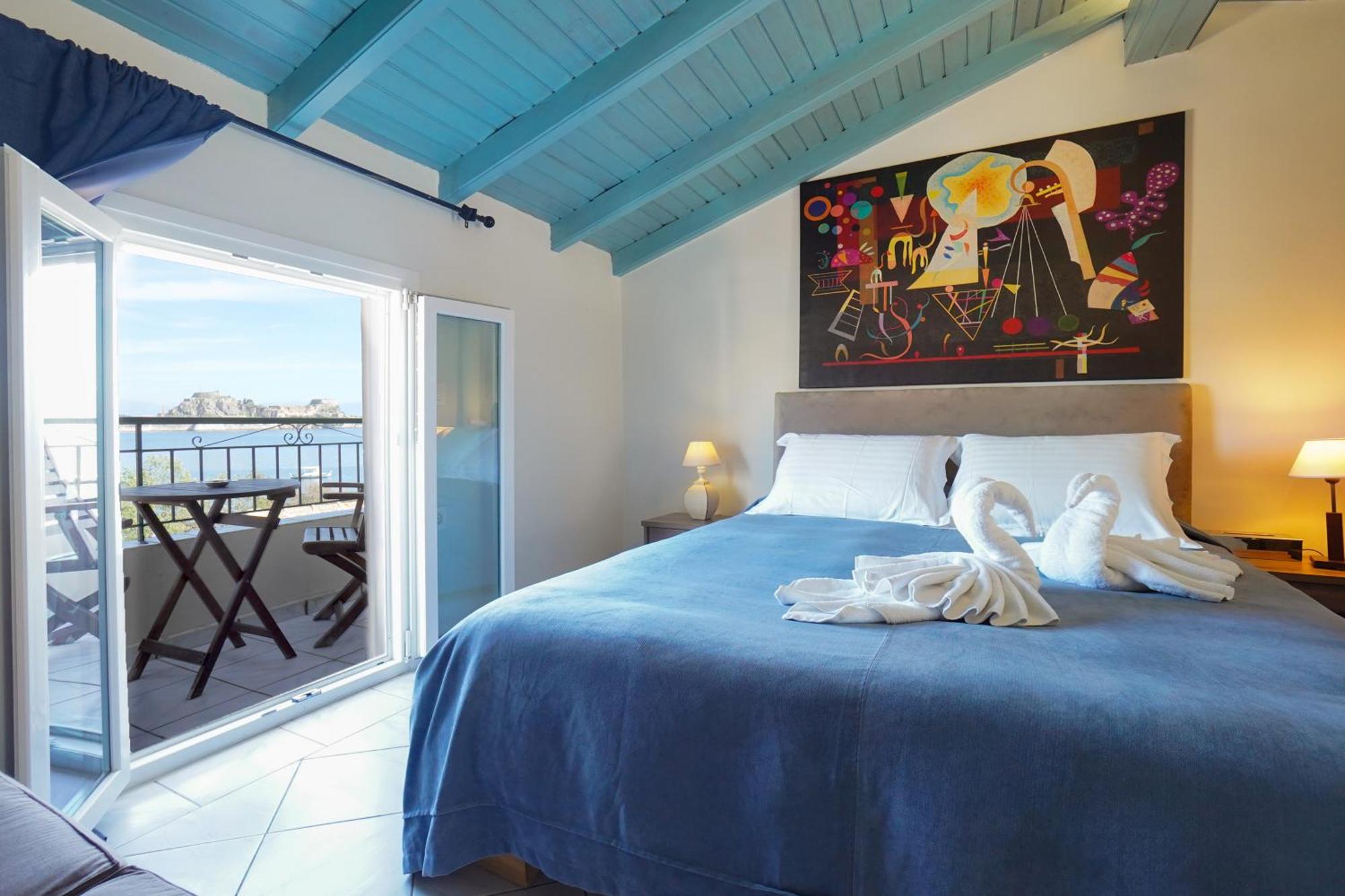 Anemomilos Sea View Penthouse Corfu  Eksteriør billede